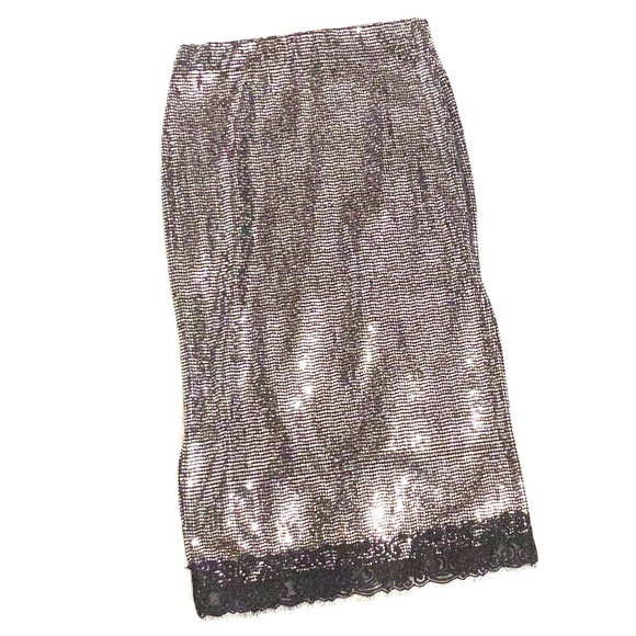 🖤Zara Sequin Stretchy Pencil Skit - Picture 4 of 13